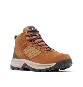 Columbia Womens Transverse Suede Waterproof Hiking Boot, Elk/Moonvista, 9