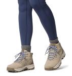 Columbia Womens Transverse Suede Waterproof Hiking Boot, Canvas Tan/New Moon, 8.5