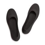 Frank Mully Women’s Ballet Flat Shoes Knit Dress Shoes Round Toe Slip On Ballerina Flats for Woman Low Wedge Comfort Soft,Black,12