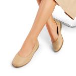 DREAM PAIRS Women’s Comfortable Ballet Dressy Work Flats, Round Toe Slip On Office Shoes,Size 8.5,Nude,SDFA2312W