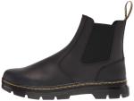 Dr. Martens Unisex Embury Chelsea Boot, Black Wyoming, 9 Women/8 Men