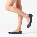 DREAM PAIRS Women's Sole-Flex Ballerina Walking Flats Shoes,Size 9.5,Navy,Sole-Flex