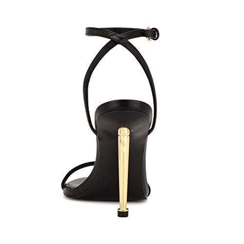Nine West Reina Black Heeled Sandals for Women