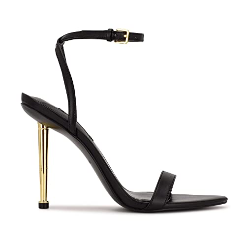 Nine West Reina Black Heeled Sandals for Women