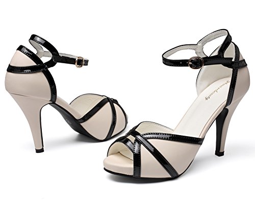 Sexy Strappy Peep Toe Heels for Women