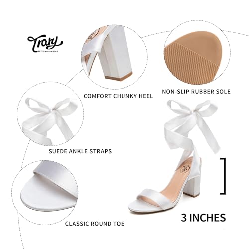 Elegant White Strappy Heels with Bow Details