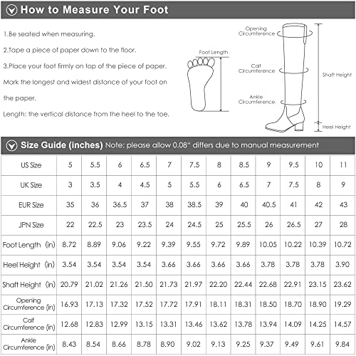 DREAM PAIRS Women's Black Thigh High Suede Boots