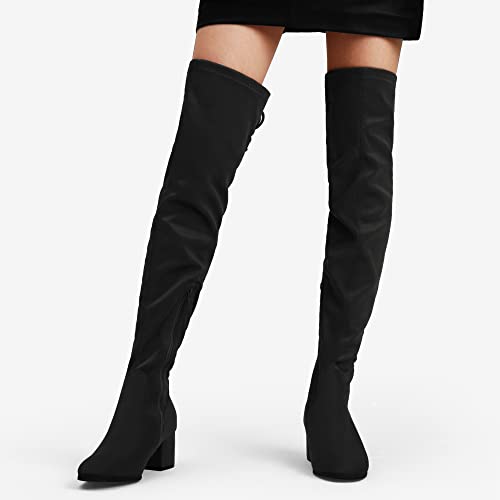Laurence Over The Knee Thigh High Chunky Boots