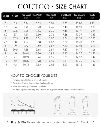 Coutgo Women's Black Slouchy Mid Calf Stiletto Boots