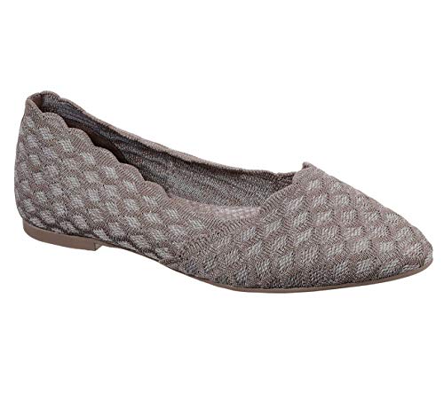 Skechers Women's Dark Taupe Cleo Ballet Flats