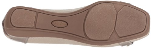 Anne Klein Umeko Metallic Taupe Ballet Flats