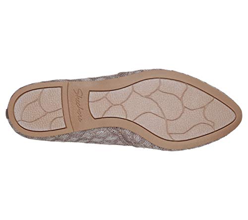 Skechers Women's Dark Taupe Cleo Ballet Flats
