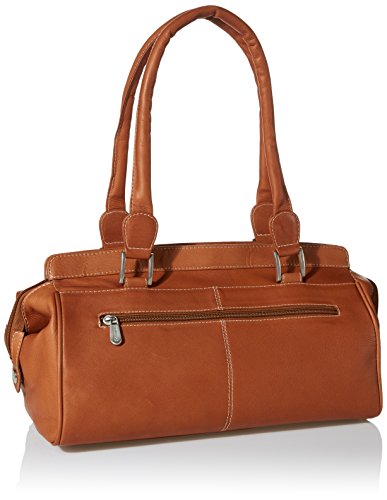 Saddle Piel Leather Double Handle Handbag