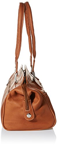 Saddle Piel Leather Double Handle Handbag