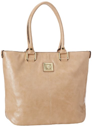 Anne Klein Perfect Large Sand Tote Bag