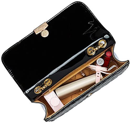 Lino Perros Black Faux Leather Handbag for Women