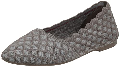 Skechers Women's Dark Taupe Cleo Ballet Flats