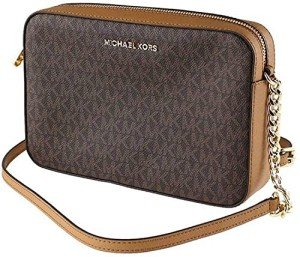 Michael Kors Women's Brown Jet Set Crossbody Bag
