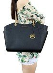 Michael Kors Black Jet Set Travel Tote Bag