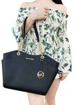 Michael Kors Black Jet Set Travel Tote Bag