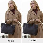 Kattee Women's Soft Leather Tote Bag and Satchel