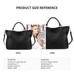 Kattee Women's Soft Leather Tote Bag and Satchel