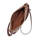 Fossil Women's Fiona Brown Leather Crossbody Bag