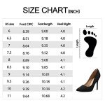 Chic Black Suede High Heel Pumps for Women