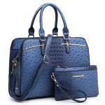 Dasein Women's Blue Crossbody Bag with Handle
