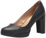 Naturalizer Women's Berlin Black Platform Heels