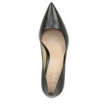 Naturalizer Women's Anna Black Leather High Heel Pumps