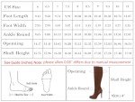 Black Knee-High Platform Stiletto Boots for Women