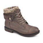 CLIFFS BY WHITE MOUNTAIN Women's Duena Hiking Style Boot, Brown Multi/Fabric, 9 M