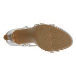 Naturalizer Brenta 2 Women's Silver Heels, Size 39