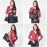 LOVEVOOK Women's Blue Tote Bag & Wallet Set