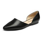 DREAM PAIRS Women's Elegant Pointed Toe Ballet Flats