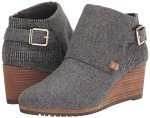 Dr. Scholl's Women's Gray Flannel Ankle Boots