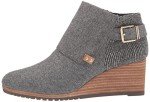 Dr. Scholl's Women's Gray Flannel Ankle Boots