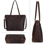 S-ZONE Women's Vintage Leather Crossbody Bag