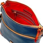Dooney & Bourke Midnight Blue Leather Crossbody Bag