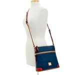Dooney & Bourke Midnight Blue Leather Crossbody Bag