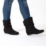 XAPPEAL Carney Women's Black Slip-On Ankle Boot