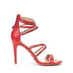 DREAM PAIRS Women's Red High Heel Sandals