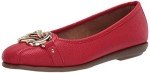 Aerosoles Women's Big Bet Red Flats, Size 7