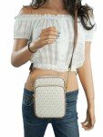 Michael Kors Jet Set Travel Crossbody Bag - Vanilla