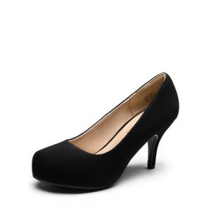 Tiffany Women's Elegant Low Stiletto Dress Pumps