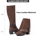 Ruiee Brown Pointed Toe Knee High Boots