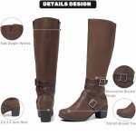 Ruiee Brown Pointed Toe Knee High Boots