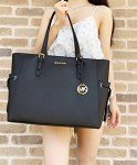 Michael Kors Black Saffiano Leather Tote Bag