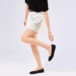 Frank Mully Women's Knit Ballerina Flats - Black